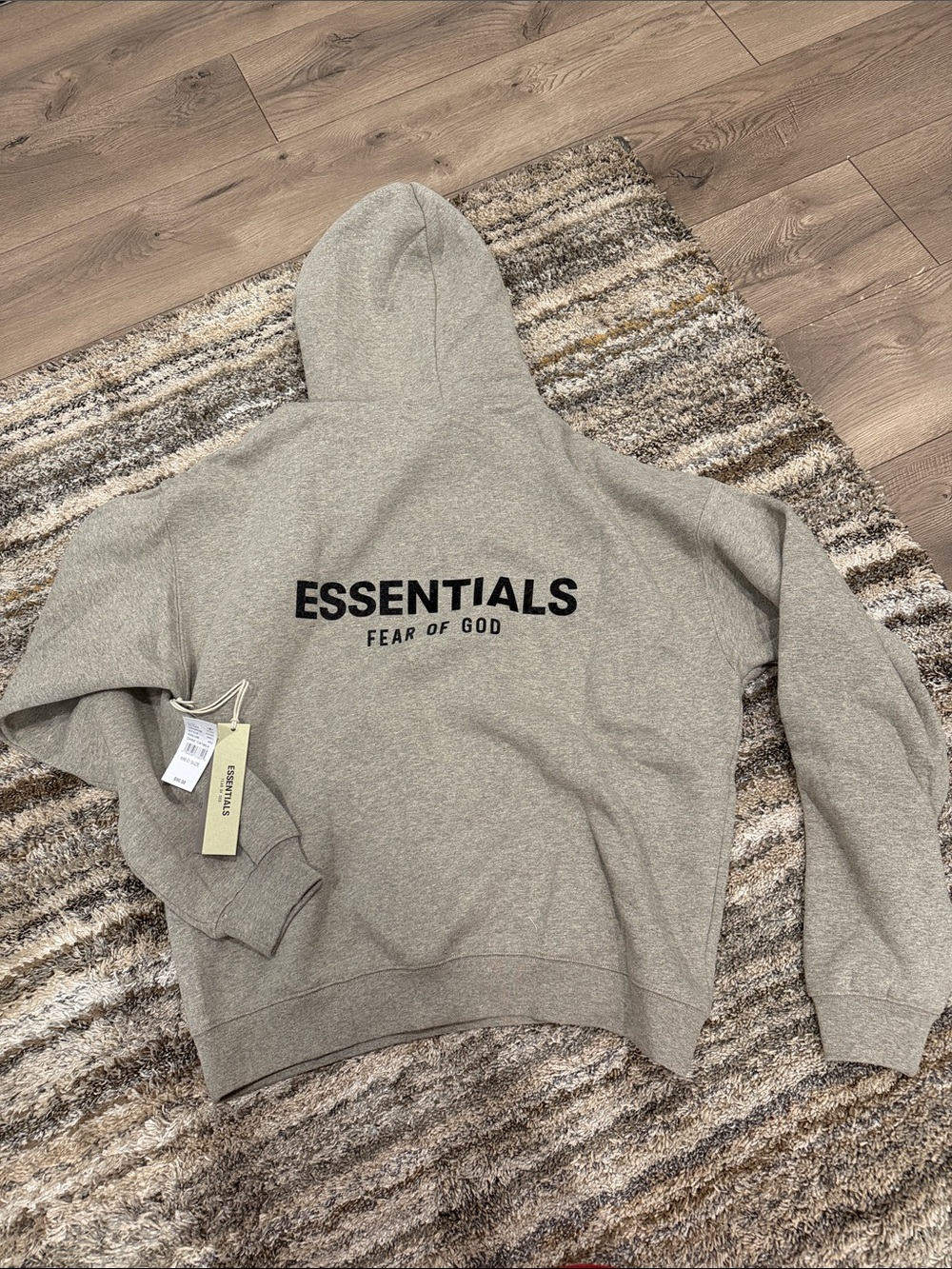 Fear of God ESSENTIALS Heather Grey Pullover Hoodie